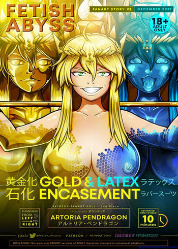 Gold & Latex Encasement